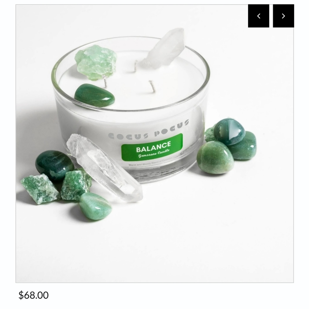 Cocus Pocus Crystal Balance Candle